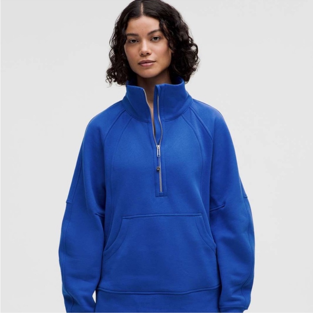 Lululemon Athletica Royal Blue Half-Zip Pullover